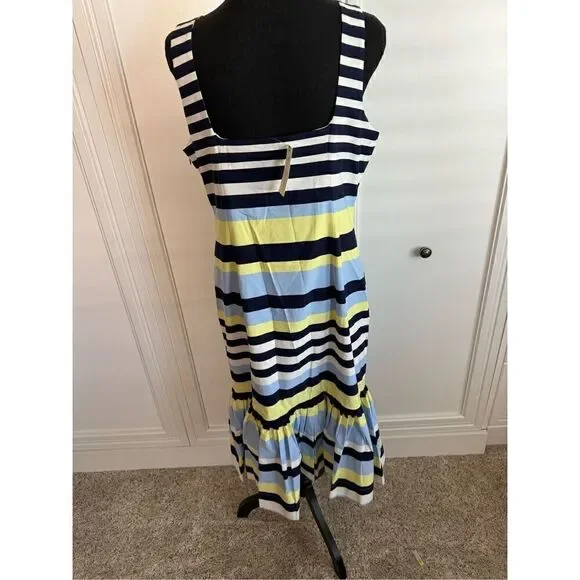 Anthropologie Square Neck Sleeveless Midi Dress - Picture 5 of 8